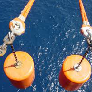 Chain support buoys